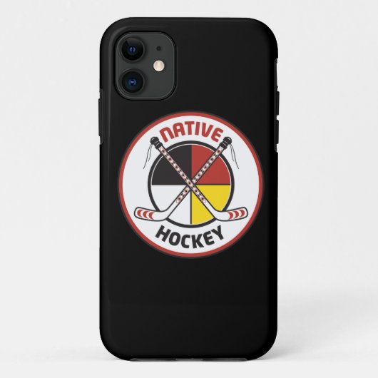Hockey-Telefon-gebürtiger Case-Mate iPhone Hülle (Rückseite)