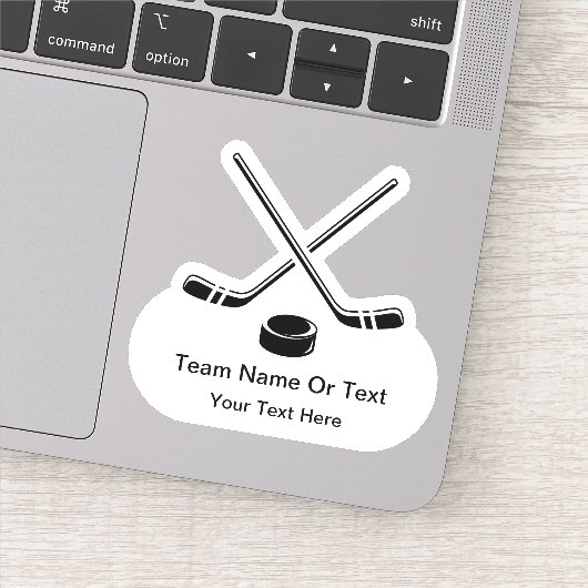 Hockey-Thema Sticker (Detail)
