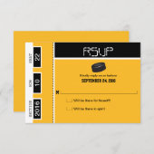 Hockey Ticket Wedding RSVP (Vorne/Hinten)