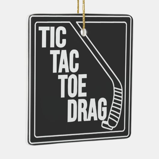 Hockey Toe Drag Keramikornament (Rechts)