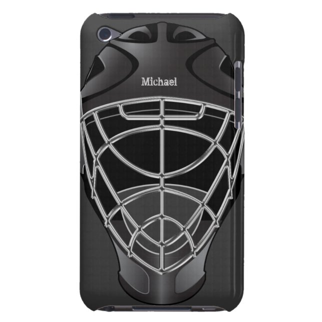 Hockey-Tormann-Sturzhelm Case-Mate iPod Touch Case (Rückseite)