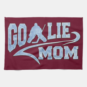 Hockey-Torwart-Mama-Athletic-Tail Geschirrtuch
