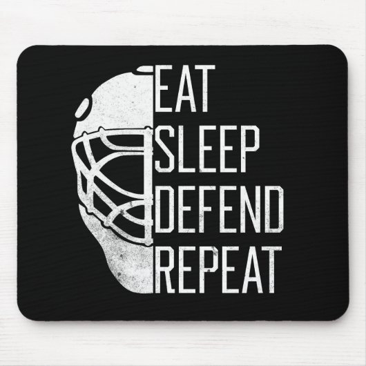 Hockey-Torwart Mousepad (Vorne)