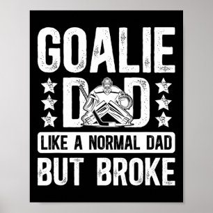 Hockey-Torwart-Vater Definition Vater eines Hockey Poster
