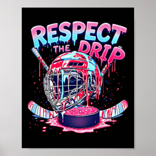 Hockey-Tropf Für Jungen Eiscreme-Tropf Jugend Kind Poster