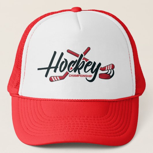 Hockey Truckerkappe (Vorderseite)