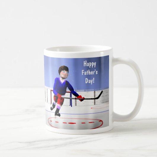 Hockey-Überstunden des Vaters Kaffeetasse (Rechts)