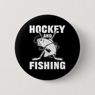 Hockey- und Eishockey-Jagd Button