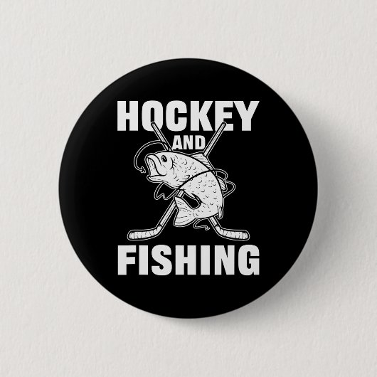 Hockey- und Eishockey-Jagd Button (Vorderseite)