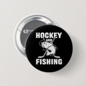 Hockey- und Eishockey-Jagd Button (Vorne & Hinten)