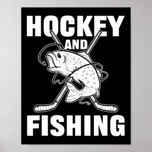 Hockey- und Eishockey-Jagd Poster