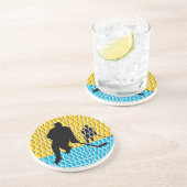 Hockey-Untersetzer Sandstein Untersetzer (Seite)