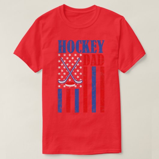 Hockey-Vater 2 T-Shirt (Design vorne)