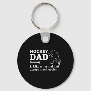 Hockey-Vater Definition Lustig Coole Sport Vater Schlüsselanhänger
