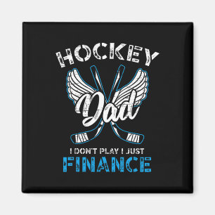 Hockey-Vater, den ich nicht spiele, nur das Finanz Magnet