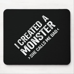 Hockey Vater Eishockey Puck Funny Fathers Day Grap Mousepad