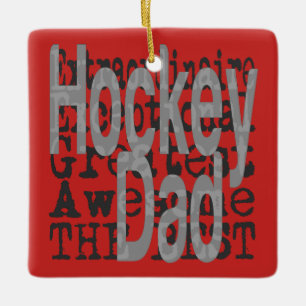 Hockey Vater Extraordinaire Keramikornament