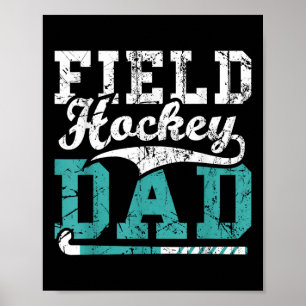 Hockey-Vater - Feldhockey-Spieler Hockey-Fan  Poster
