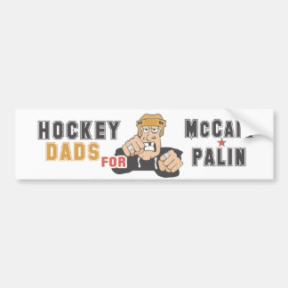 Hockey-Väter für McCain Palin Autoaufkleber