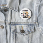 Hockey-Väter für McCain Palin Knöpfe Button (Beispiel)