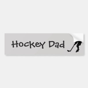 Hockey Vater Fusion Quote Hockey Player Autoaufkleber
