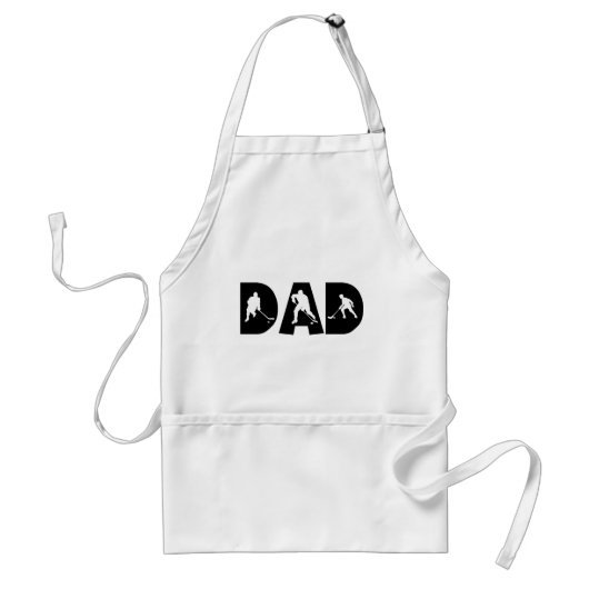 Hockey-Vater-Geschenk Schürze (Vorne)