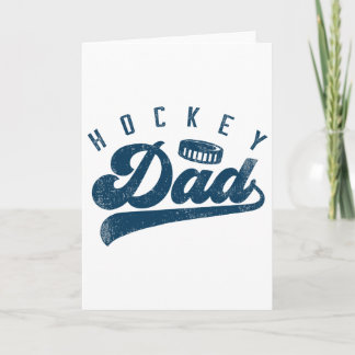 Hockey-Vater-Geschenke Papa Vatertag  Karte