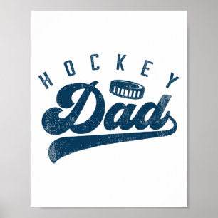 Hockey-Vater-Geschenke Papa Vatertag  Poster