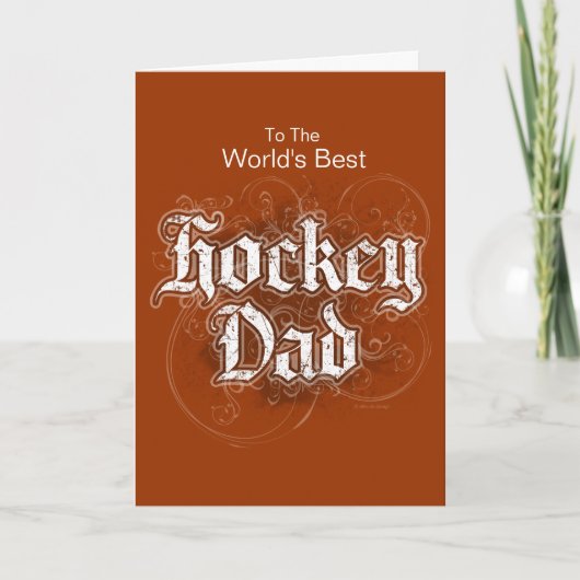 Hockey-Vater Karte (Vorderseite)
