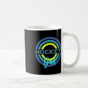 Hockey-Vater mit modernen Hockey-Kreisen  Kaffeetasse