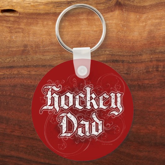 Hockey-Vater Schlüsselanhänger (Vorderseite)