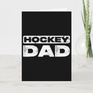 Hockey-Vater-Shirt Männer Vatertag  Karte