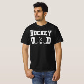 Hockey Vater Simple T-Shirt (Vorne ganz)