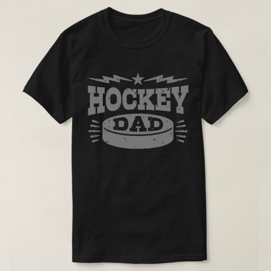 Hockey-Vater T-Shirt (Design vorne)