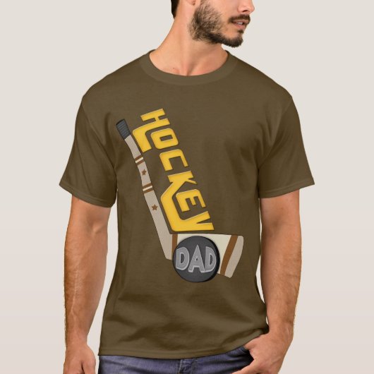 Hockey-Vater-T - Shirt (Vorderseite)