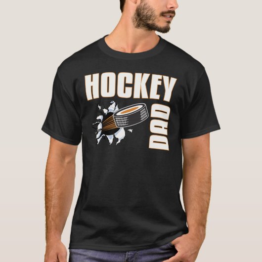 Hockey-Vater T-Shirt (Vorderseite)