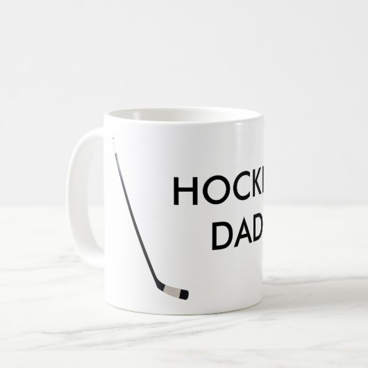 HOCKEY-VATER-Tasse Kaffeetasse (Vorderseite Links)