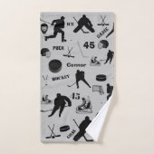 Hockey verrücktes Handtuchhandtuch Set (Handtuch)