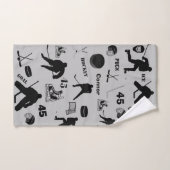 Hockey verrücktes Handtuchhandtuch Set (Handtuch)