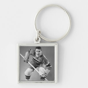 Hockey-Verteidiger Schlüsselanhänger