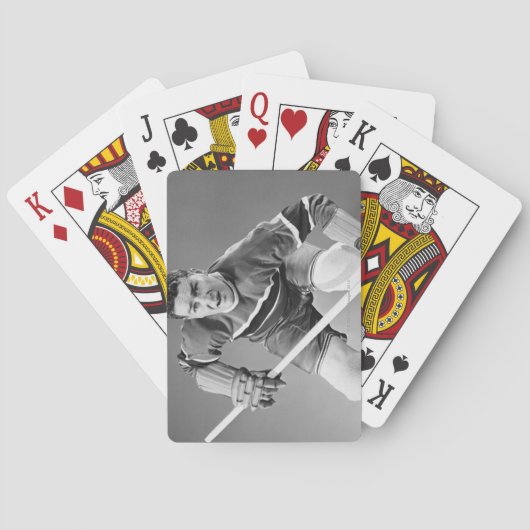 Hockey-Verteidiger Spielkarten (Rückseite)