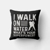 Hockey Walk on Water Kissen (Rückseite)