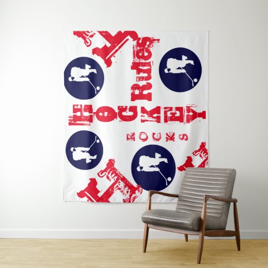 Hockey Wandteppich (Beispiel)