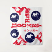 Hockey Wandteppich (Vorderseite)