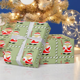 Hockey-Weihnachten Geschenkpapier