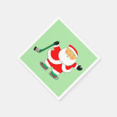 Hockey Weihnachtsfeier Serviette (Ecke)