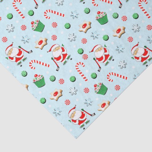 Hockey Weihnachtsfeiertag Seidenpapier (Ausschnitt)