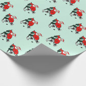 Hockey Weihnachtsgeschenk Geschenkpapier (Ecke)