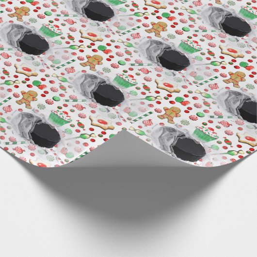 Hockey Weihnachtsgeschenk Geschenkpapier (Ecke)