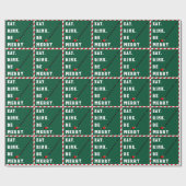 Hockey Weihnachtsgeschenk Geschenkpapier (Flach)